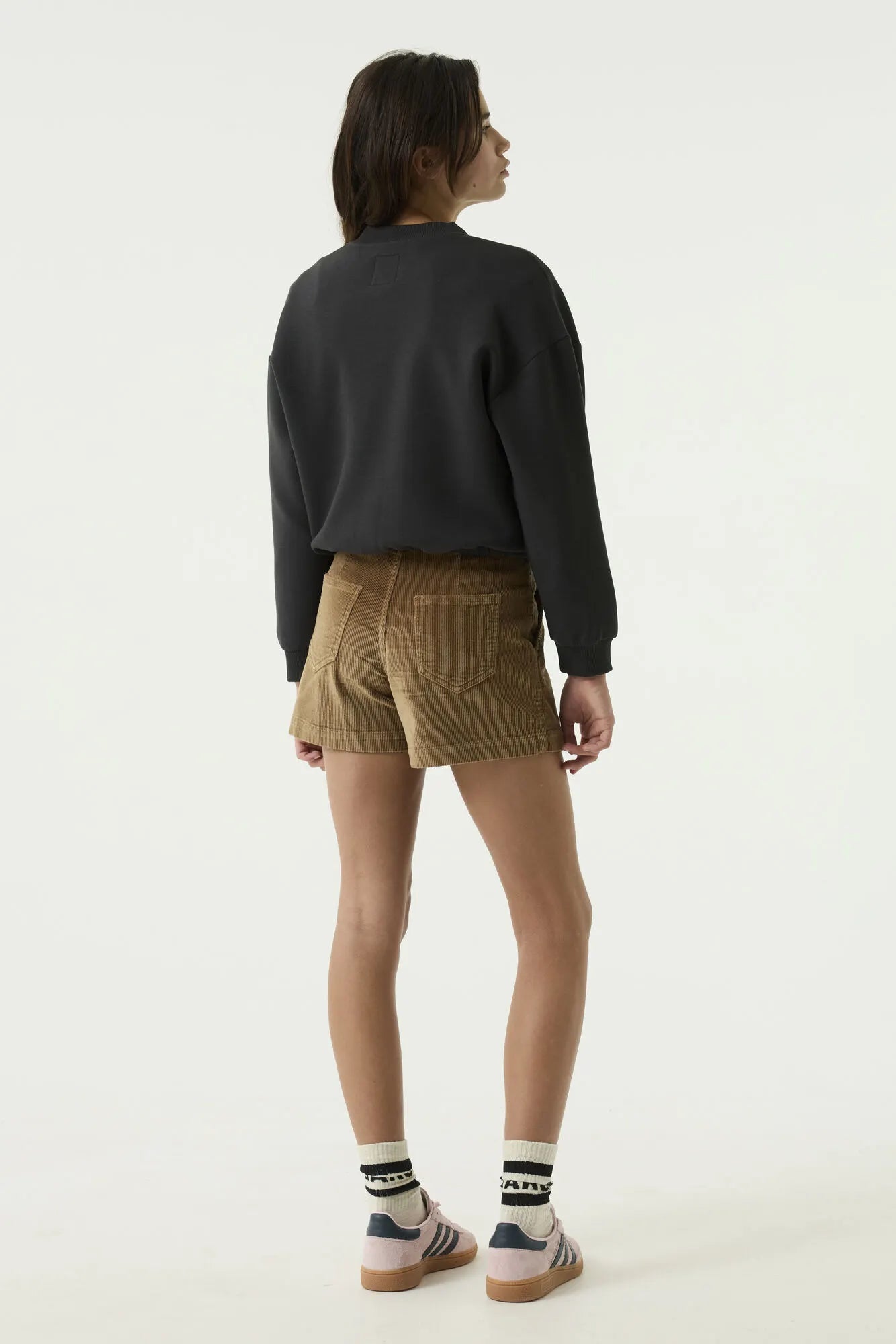 Cord-Skorts Mini aus Baumwolle
