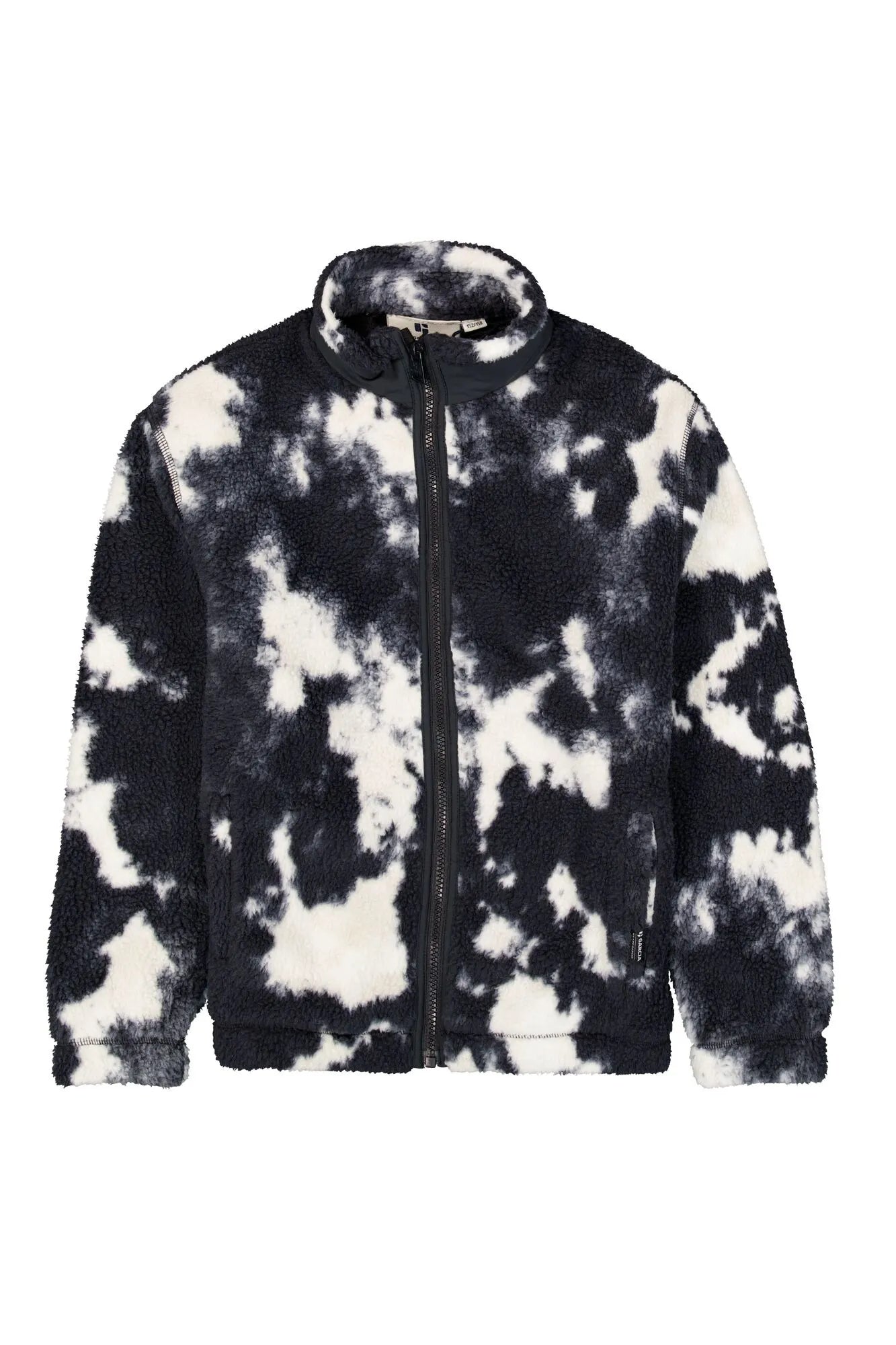 Fleecejacke mit Stehkragen