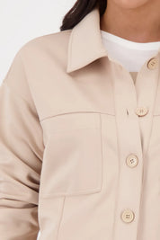 Overshirt mit aufgesetzten Taschen
