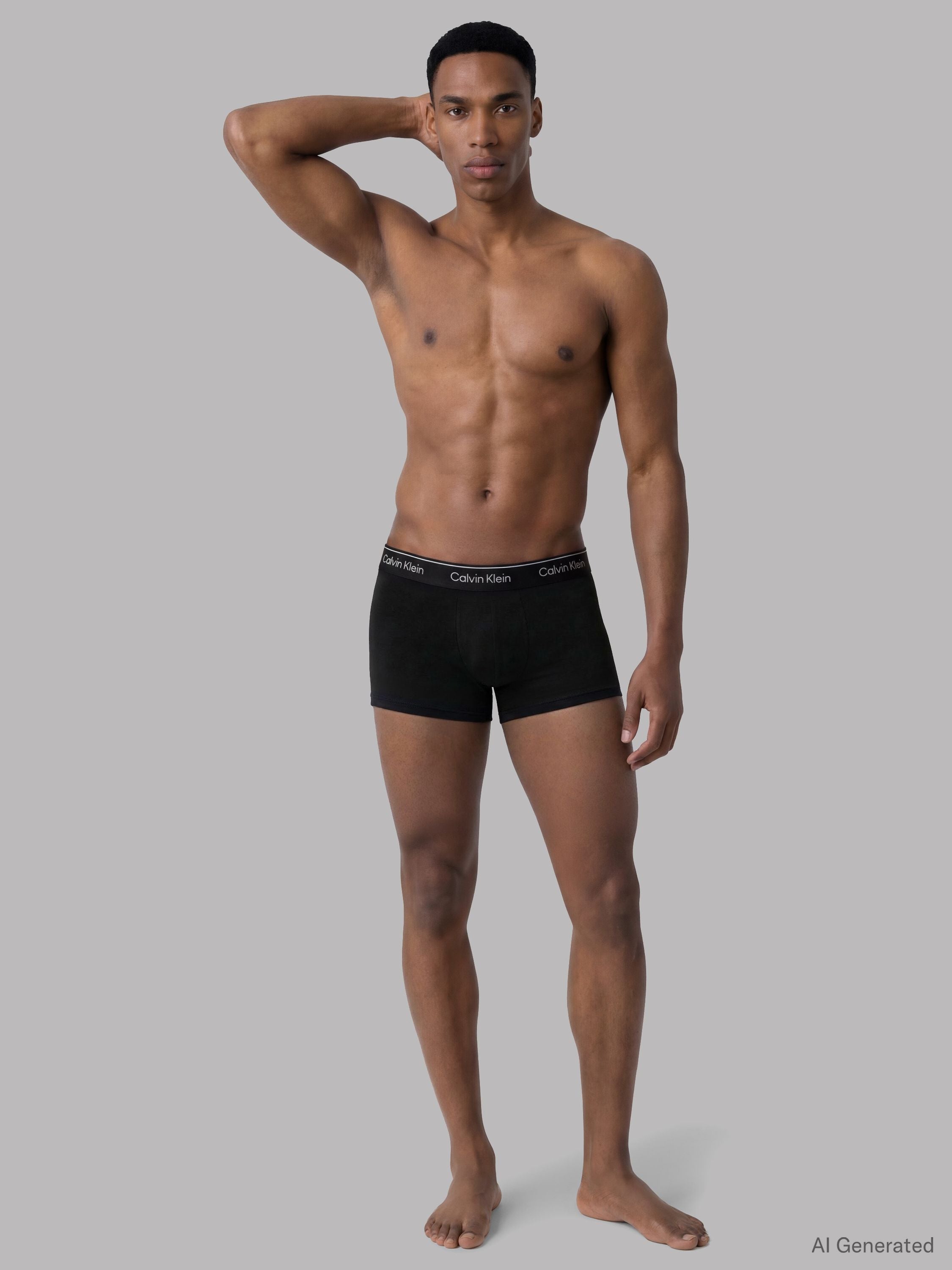 RELAXED FIT TRUNK 3PK, BLACK