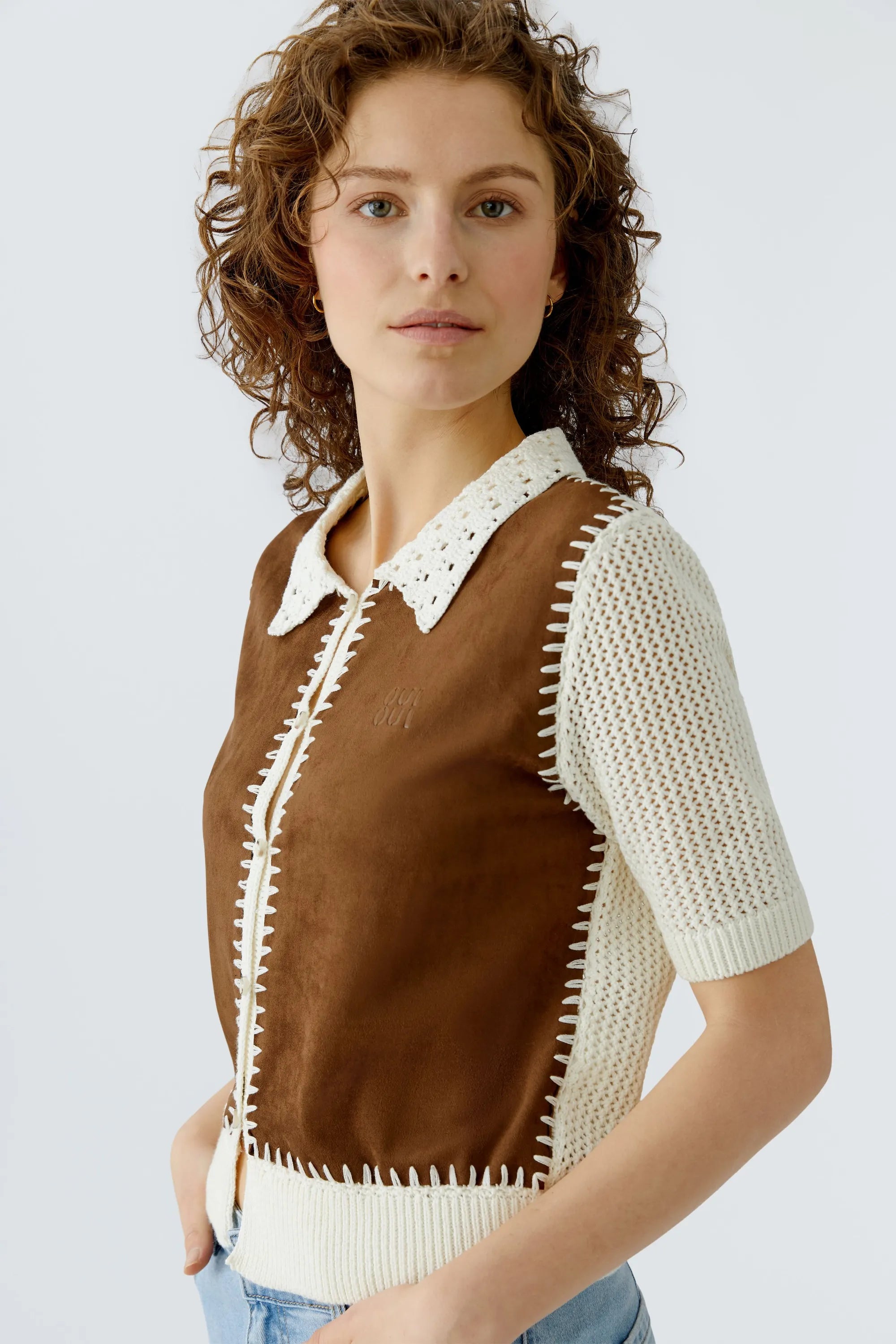 Strickjacke aus Baumwolle