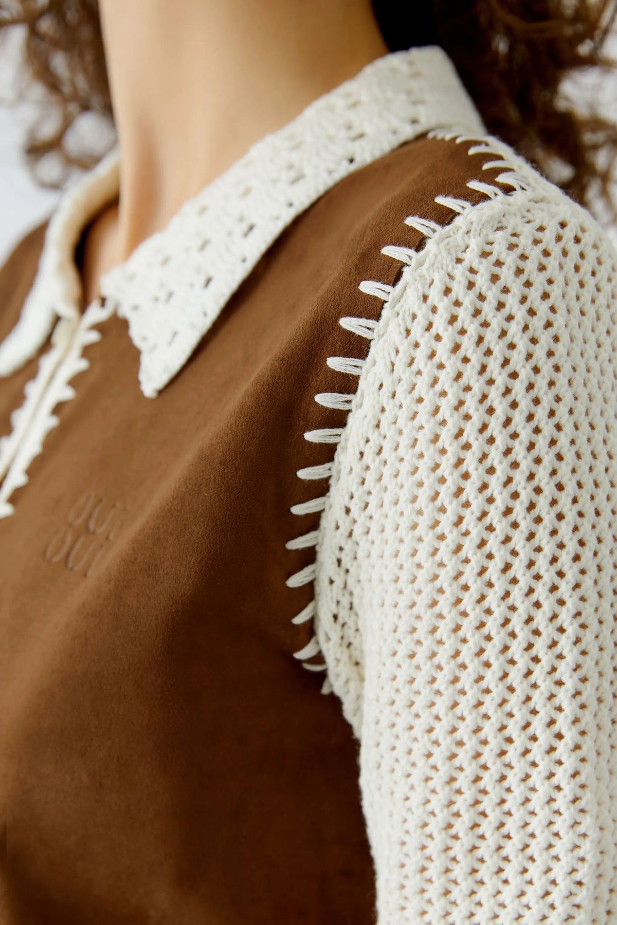 Strickjacke aus Baumwolle