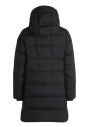 Daunen-Steppjacke mit Kapuze