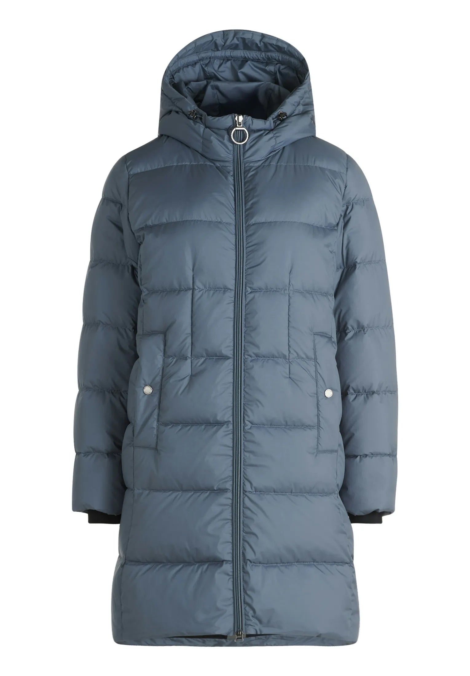 Daunen-Steppjacke mit Kapuze