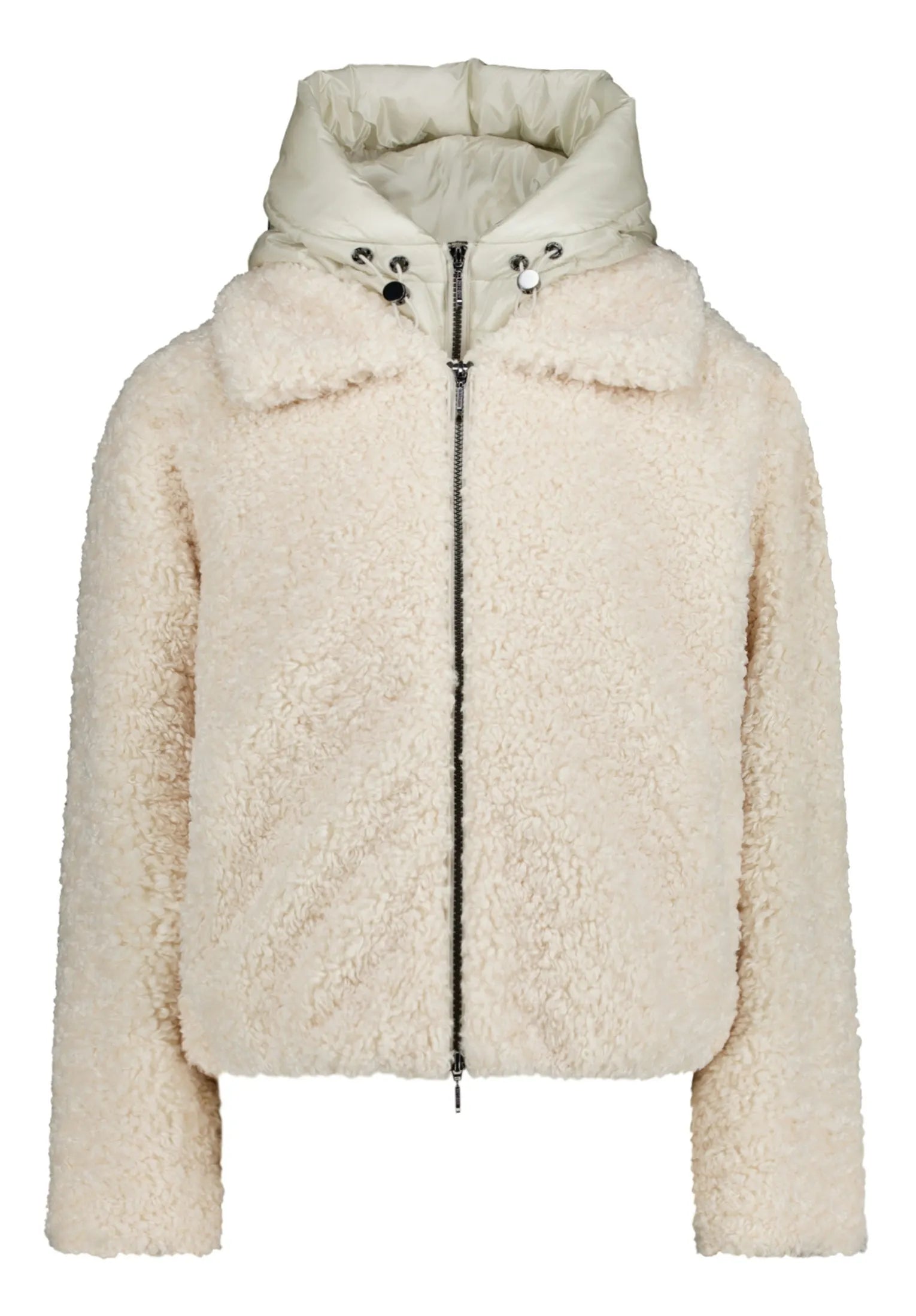 Plüschjacke in Schaf-Optik