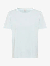 Shirt CIRA S mit Blumensickerei