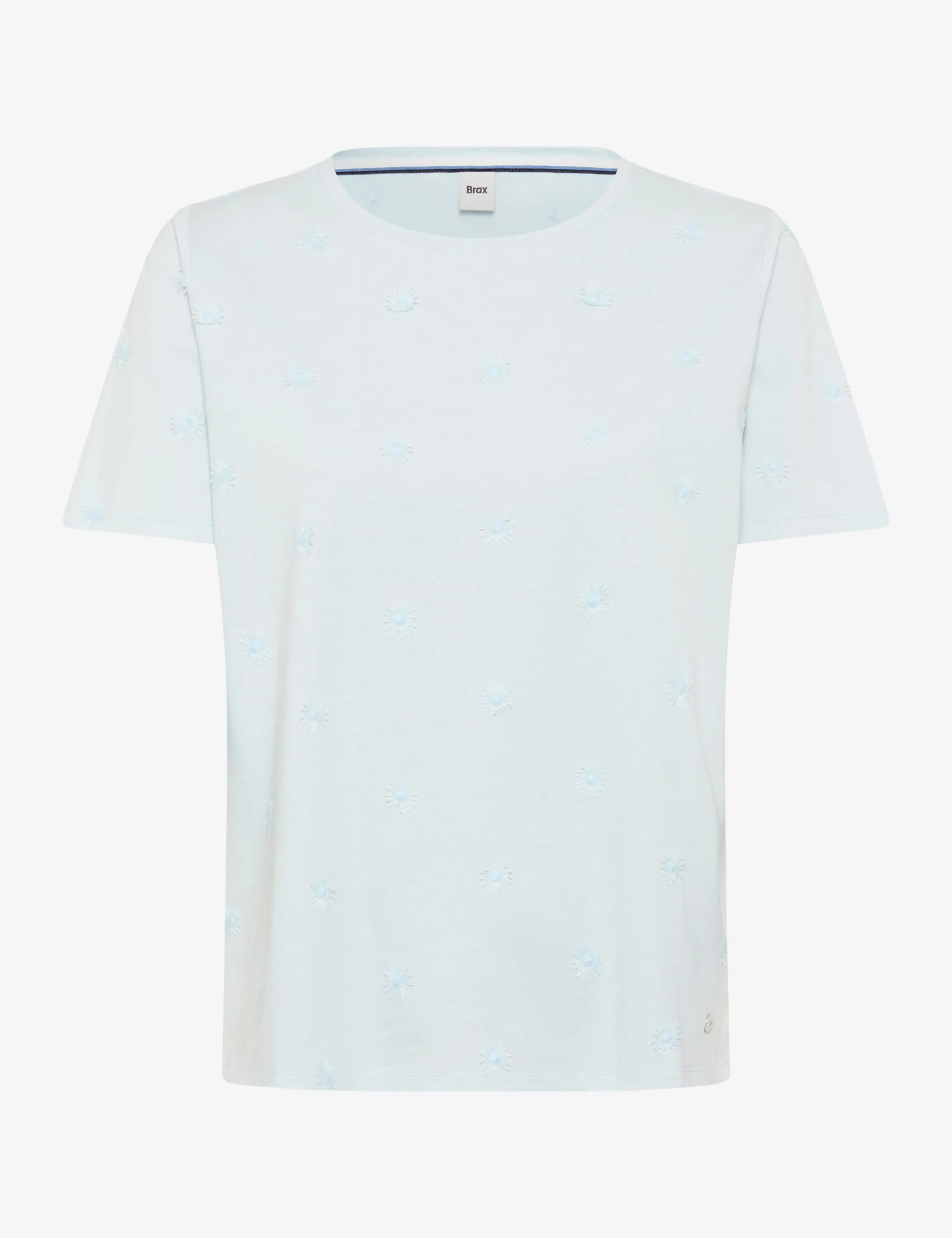 Shirt CIRA S mit Blumensickerei