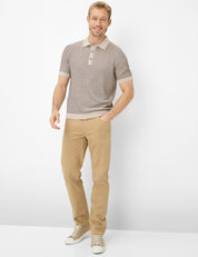 Strickpoloshirt PASCAL aus Baumwollmix