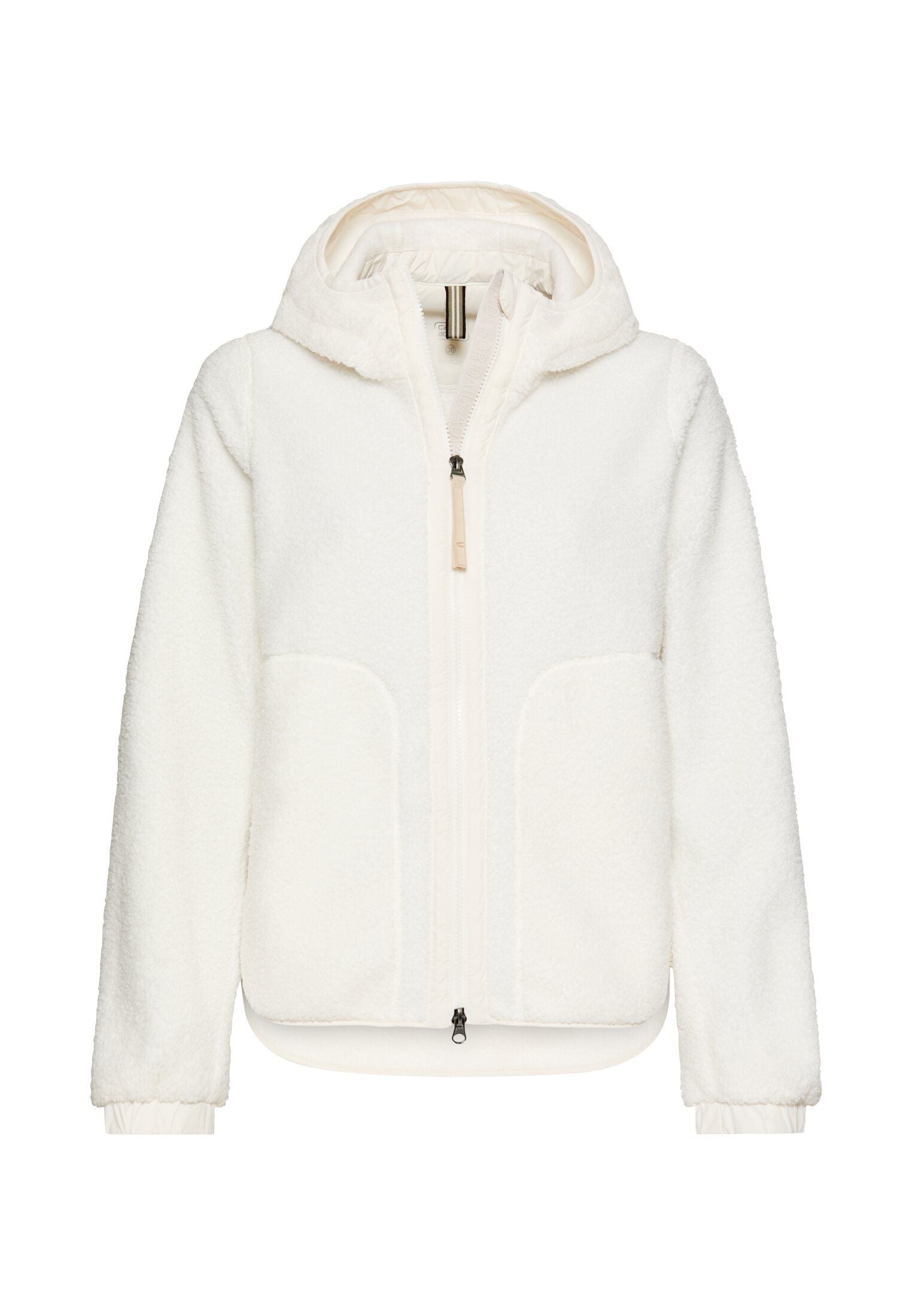 Teddy-Fleecejacke mit Kapuze