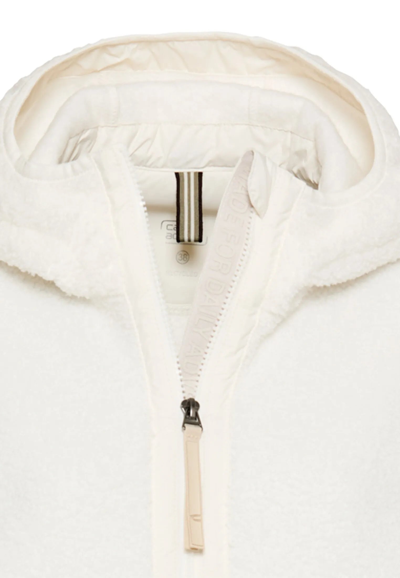 Teddy-Fleecejacke mit Kapuze