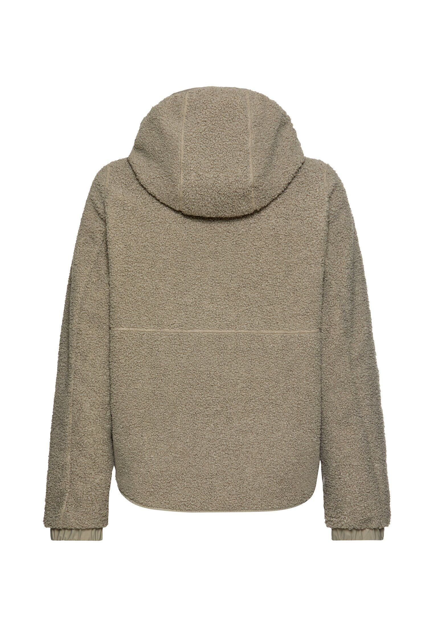 Teddy-Fleecejacke mit Kapuze
