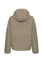Teddy-Fleecejacke mit Kapuze