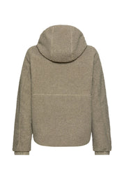 Teddy-Fleecejacke mit Kapuze