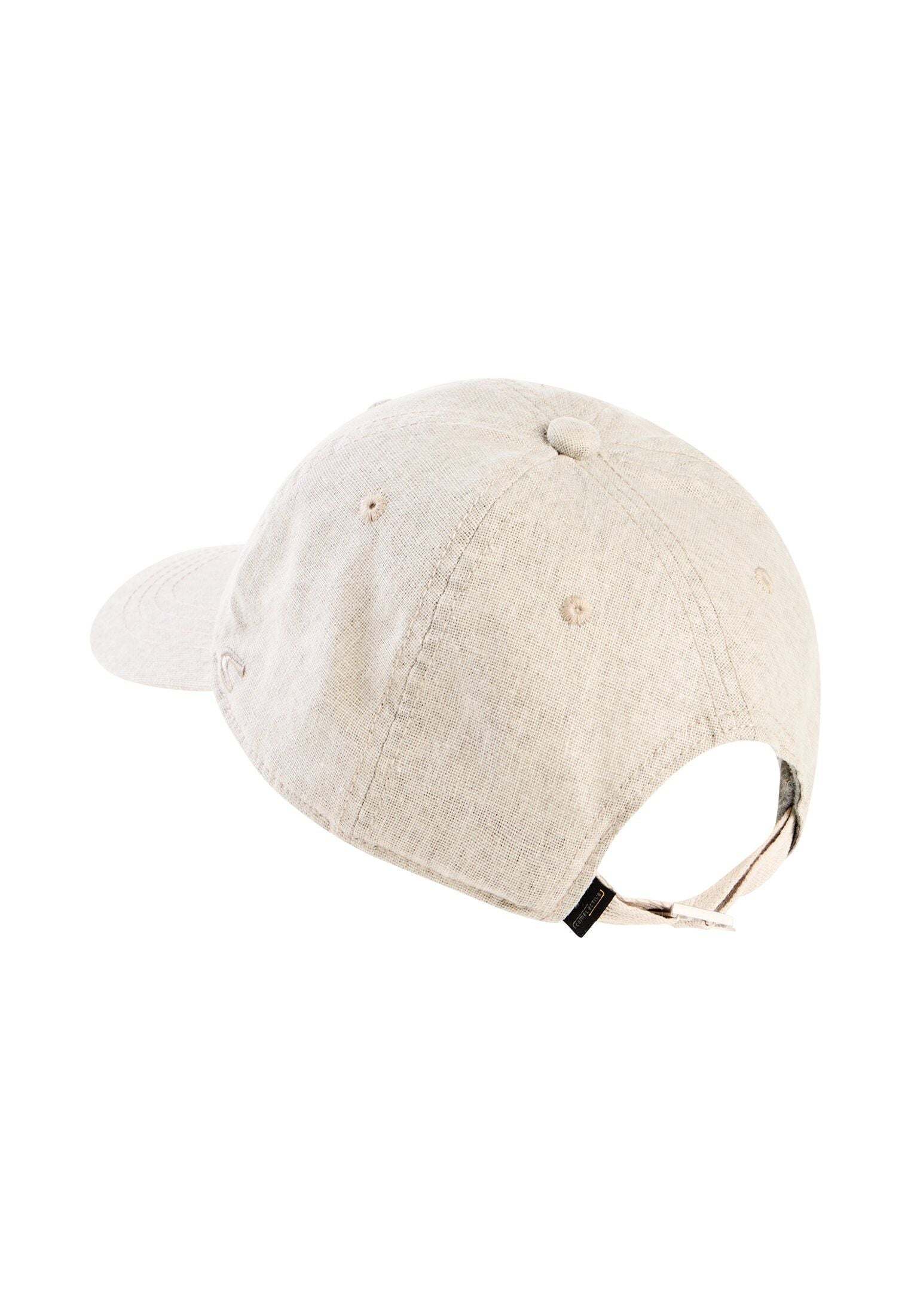 Cap aus Leinenmix