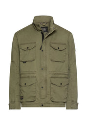 Feldjacke mit rollbarer Kapuze