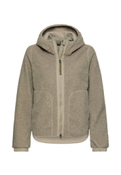 Teddy-Fleecejacke mit Kapuze