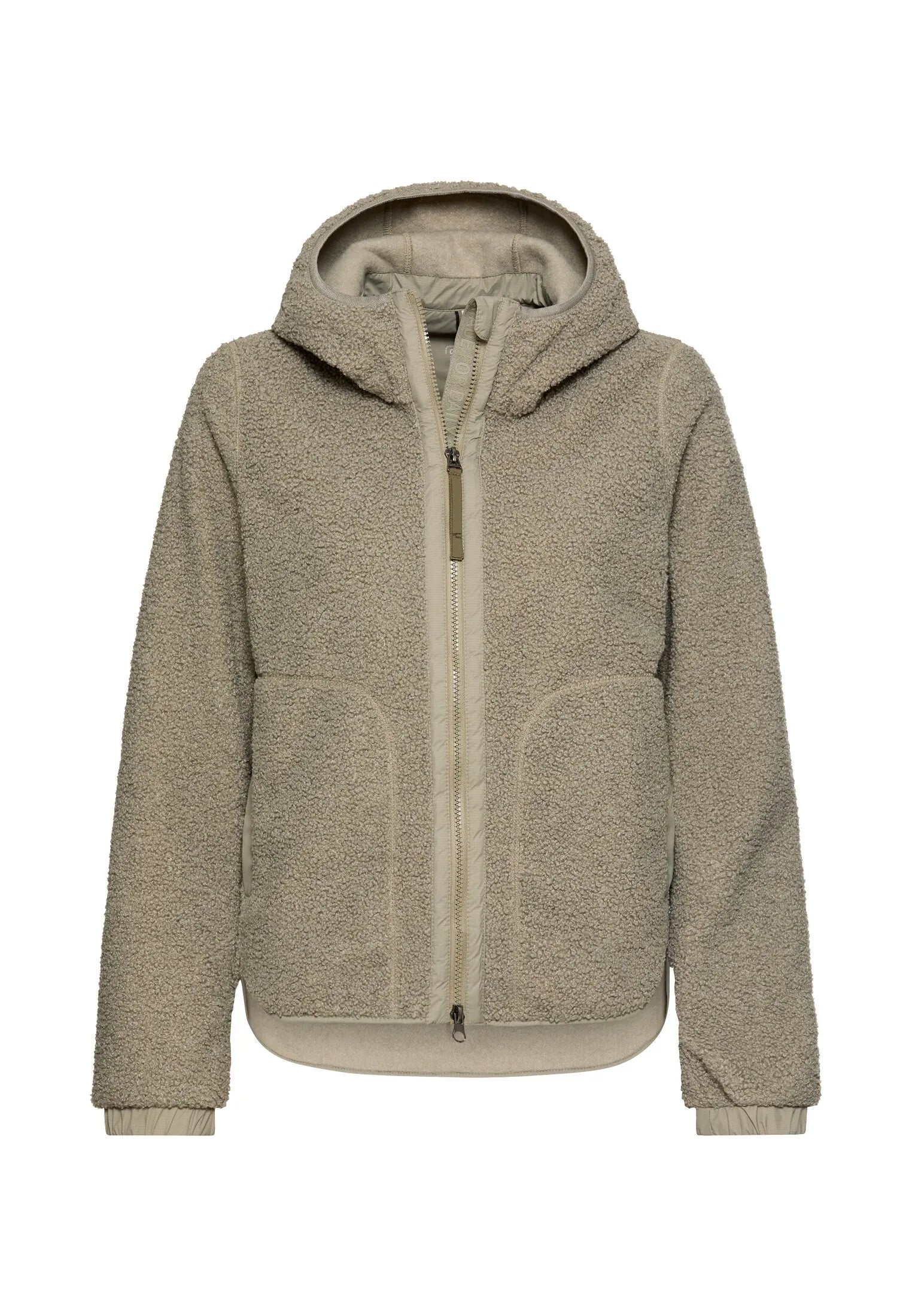 Teddy-Fleecejacke mit Kapuze