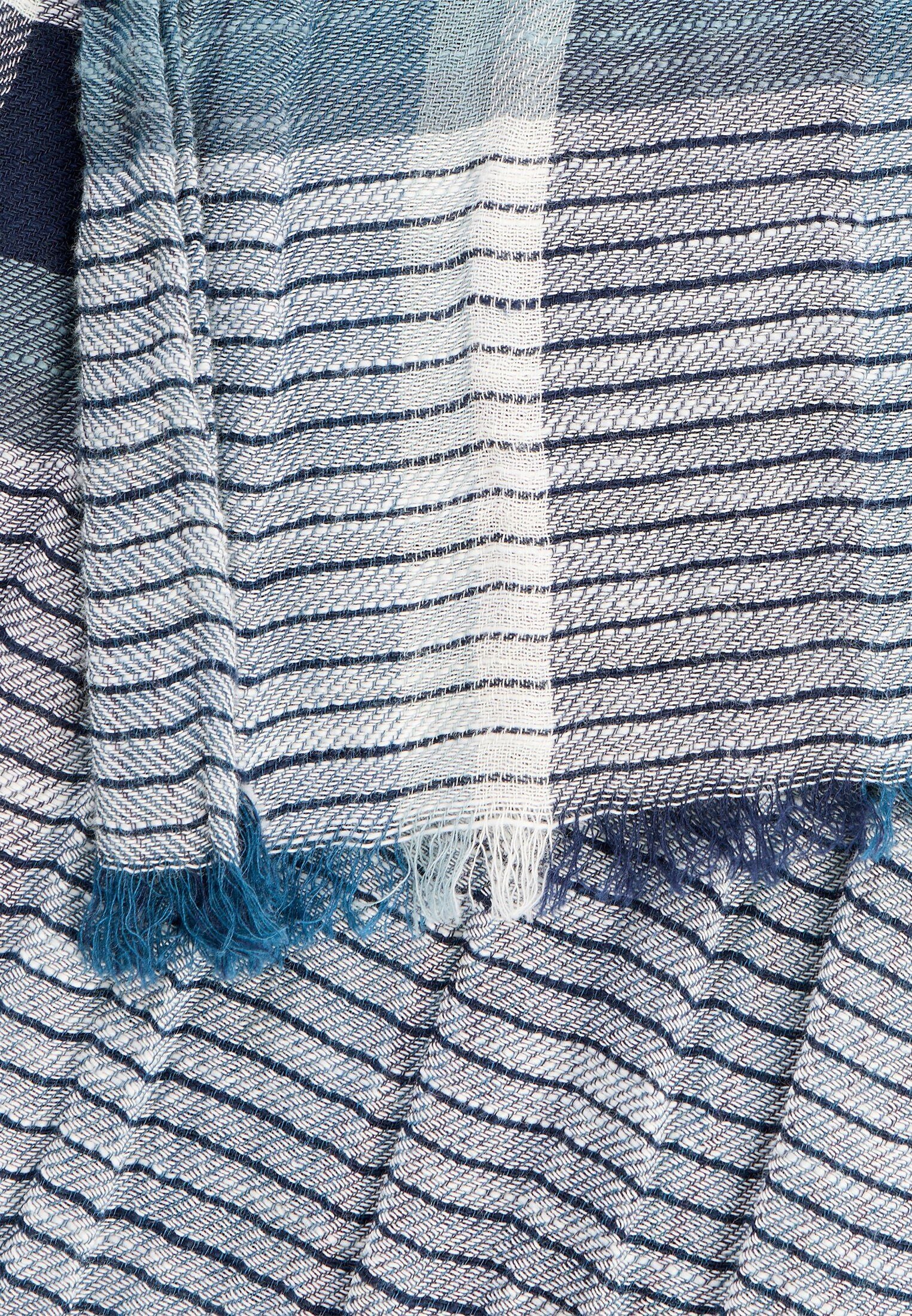 Webschal aus Baumwoll-Twill