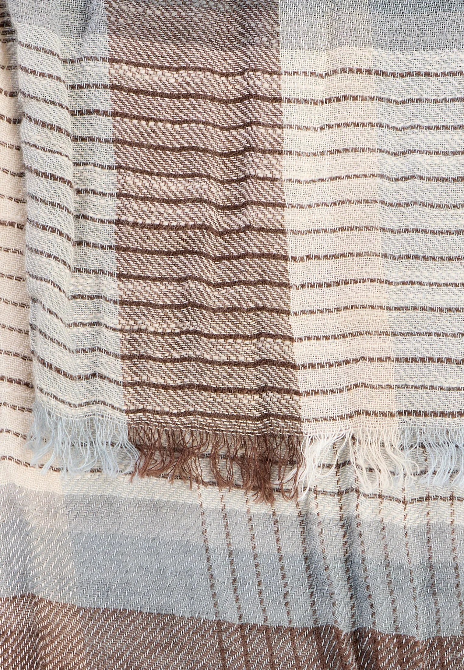 Webschal aus Baumwoll-Twill