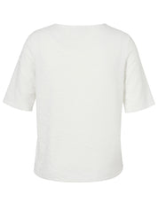 T-Shirt strukturiert mit Rundhalsausschnitt