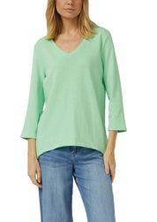 Langarmshirt aus Baumwolle