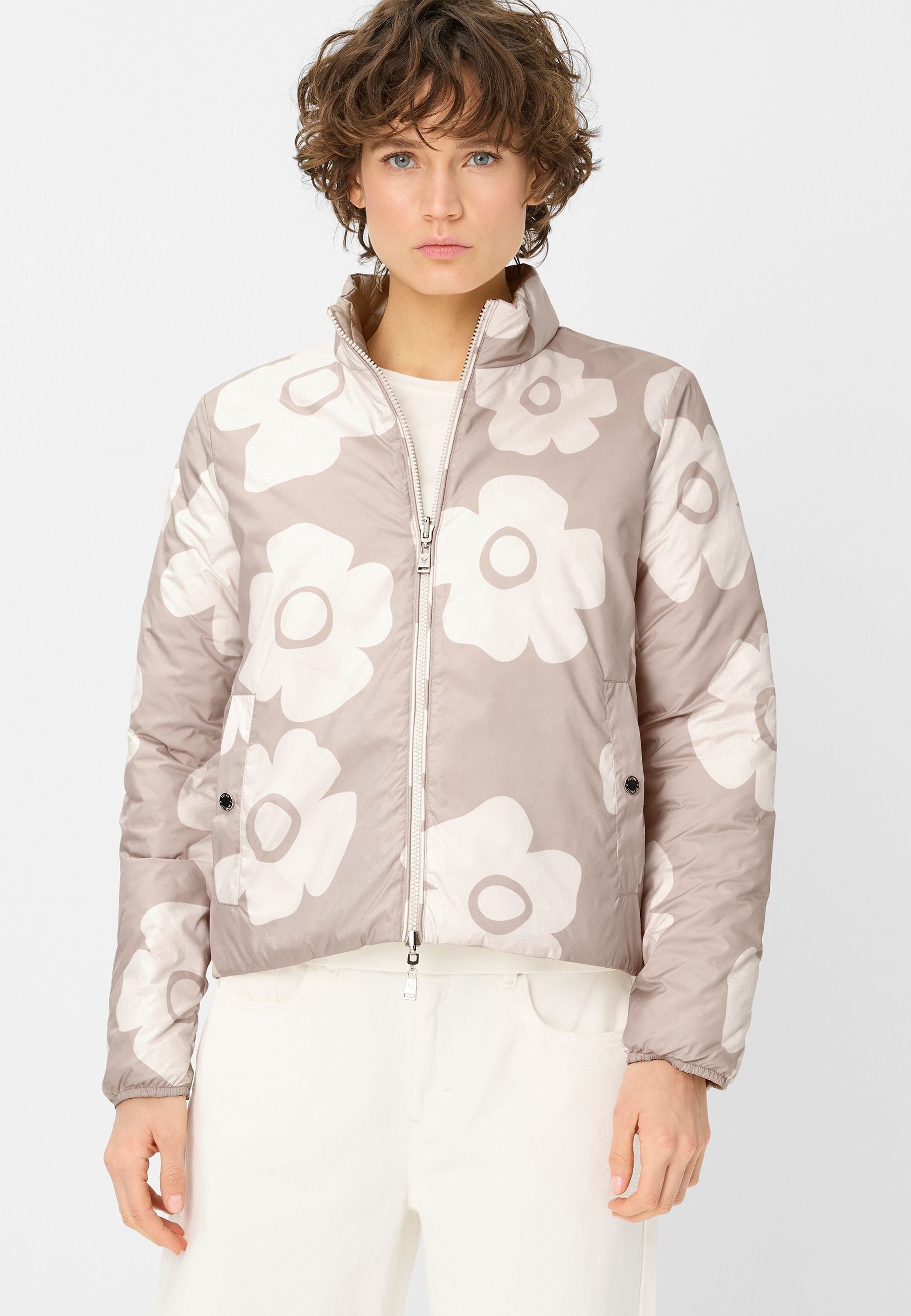 Wende-Steppjacke TAHITI mit Stehkragen