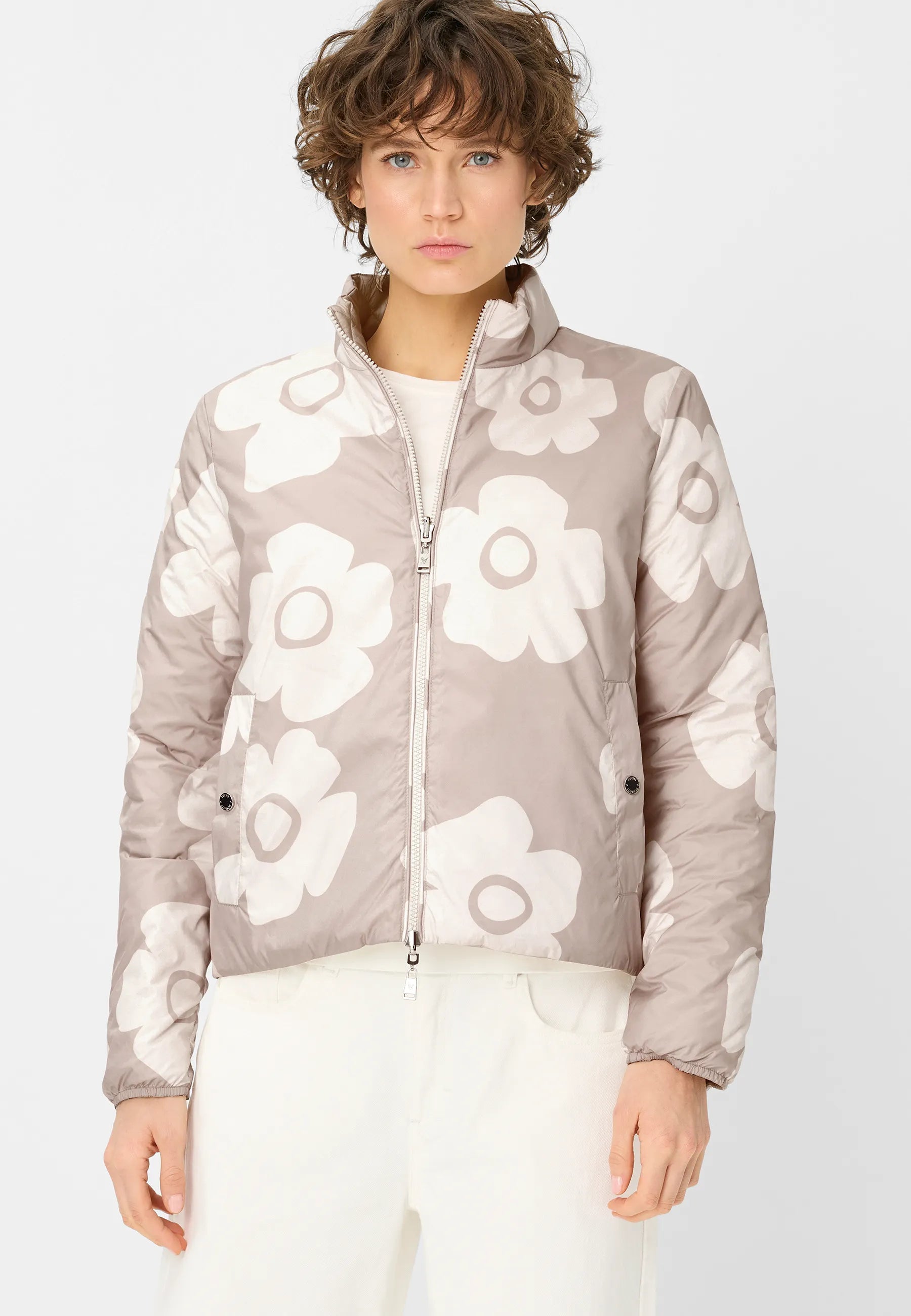 Wende-Steppjacke TAHITI mit Stehkragen