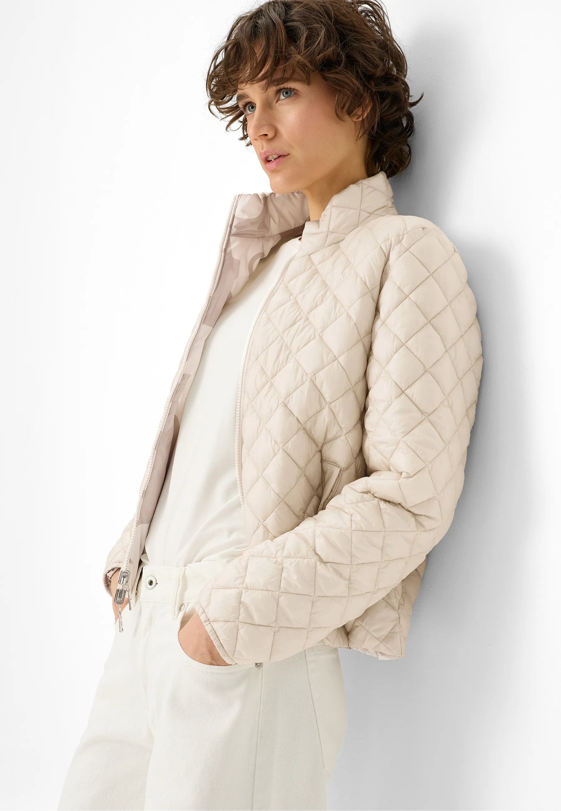 Wende-Steppjacke TAHITI mit Stehkragen