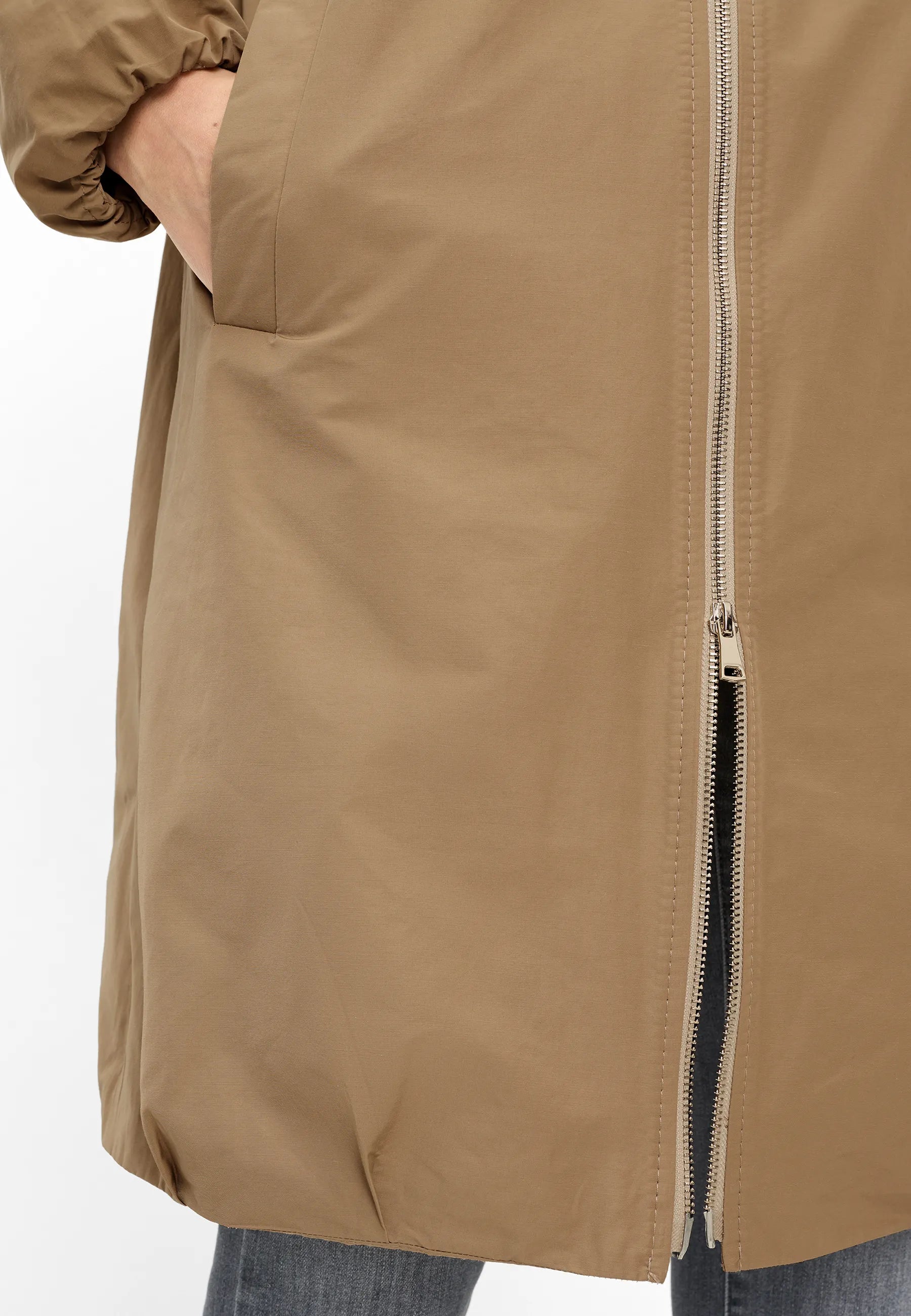 Blouson-Mantel mit Stehkragen
