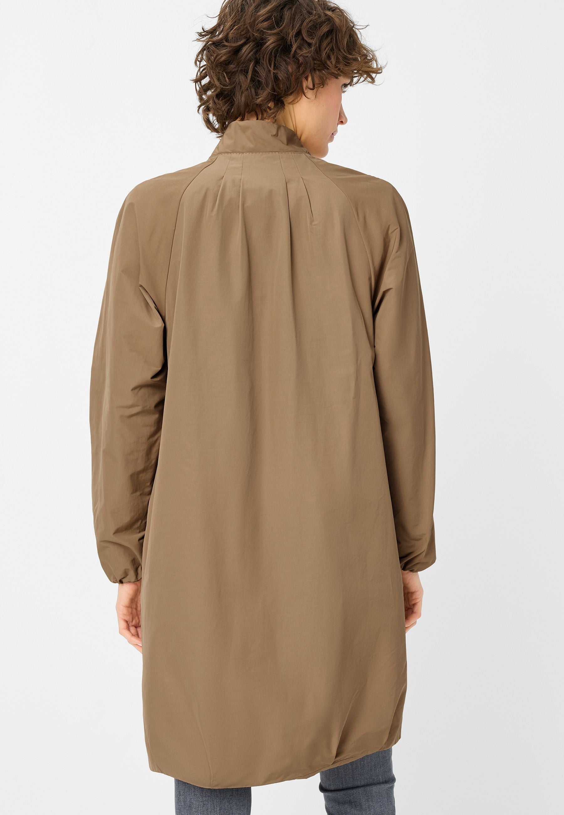 Blouson-Mantel mit Stehkragen