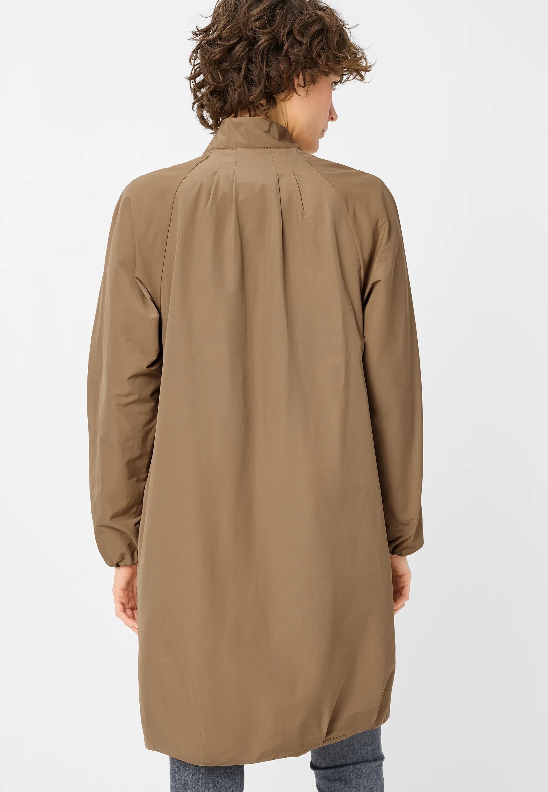 Blouson-Mantel mit Stehkragen