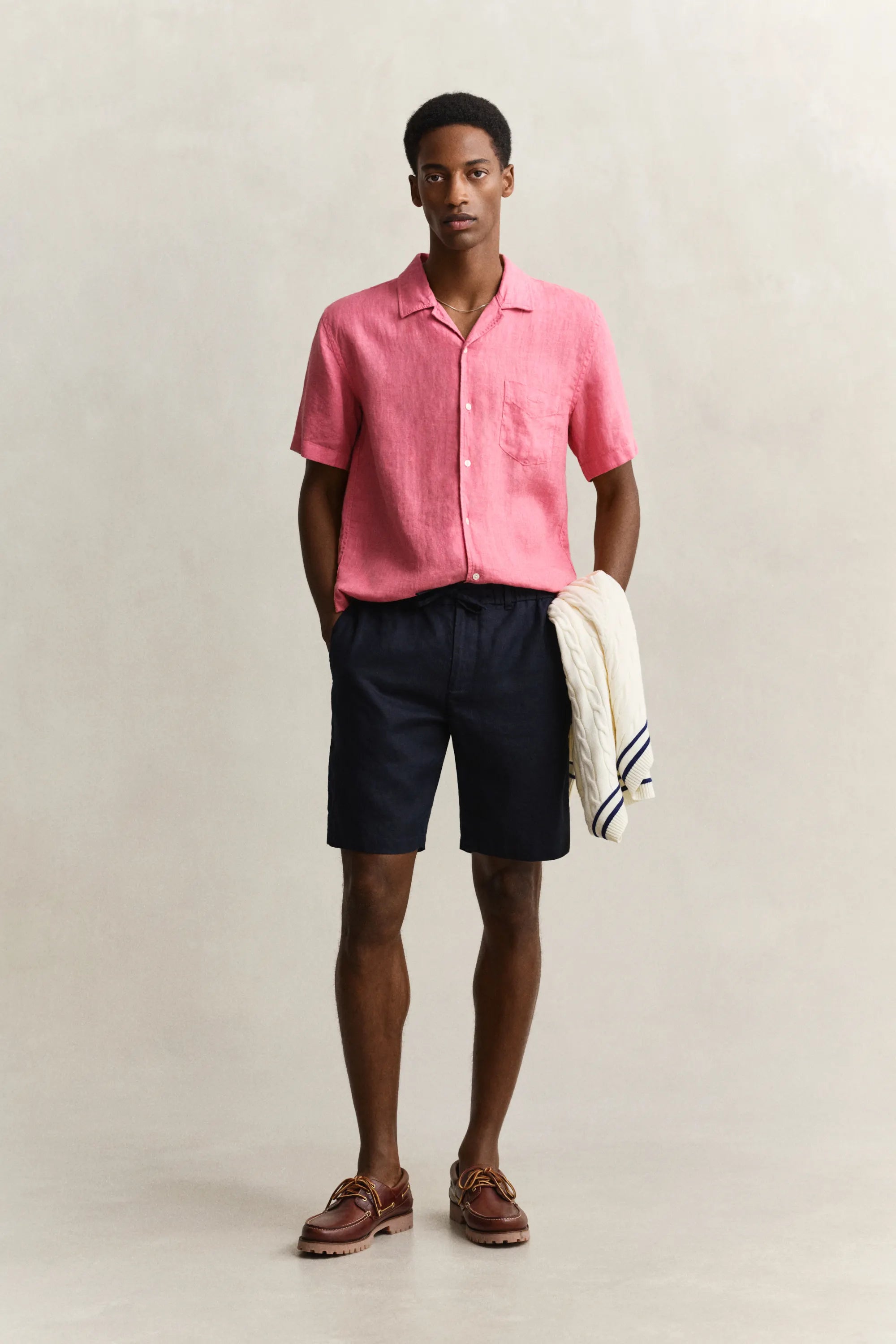 Leinen Shorts Regular Fit