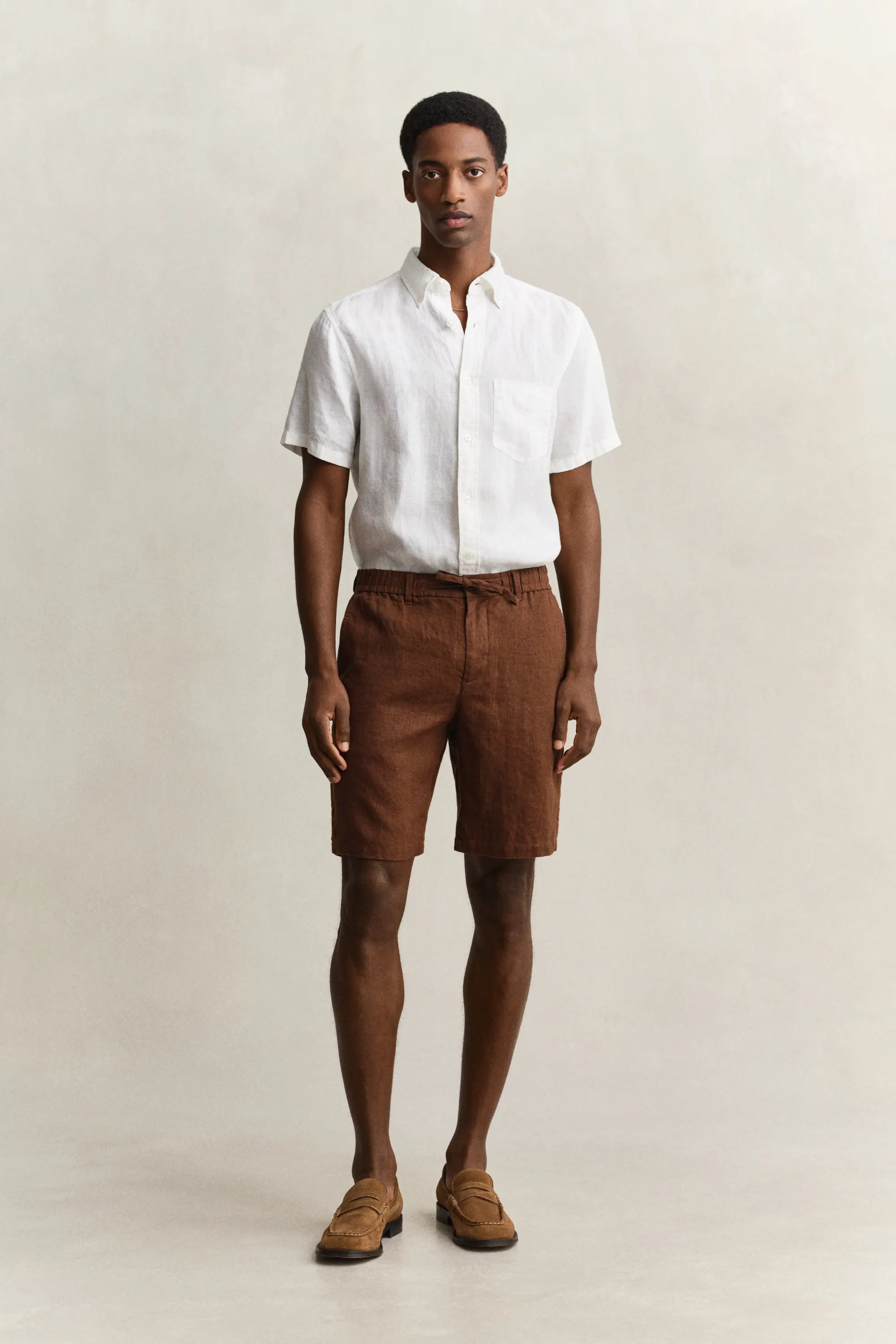 Leinen Shorts Regular Fit