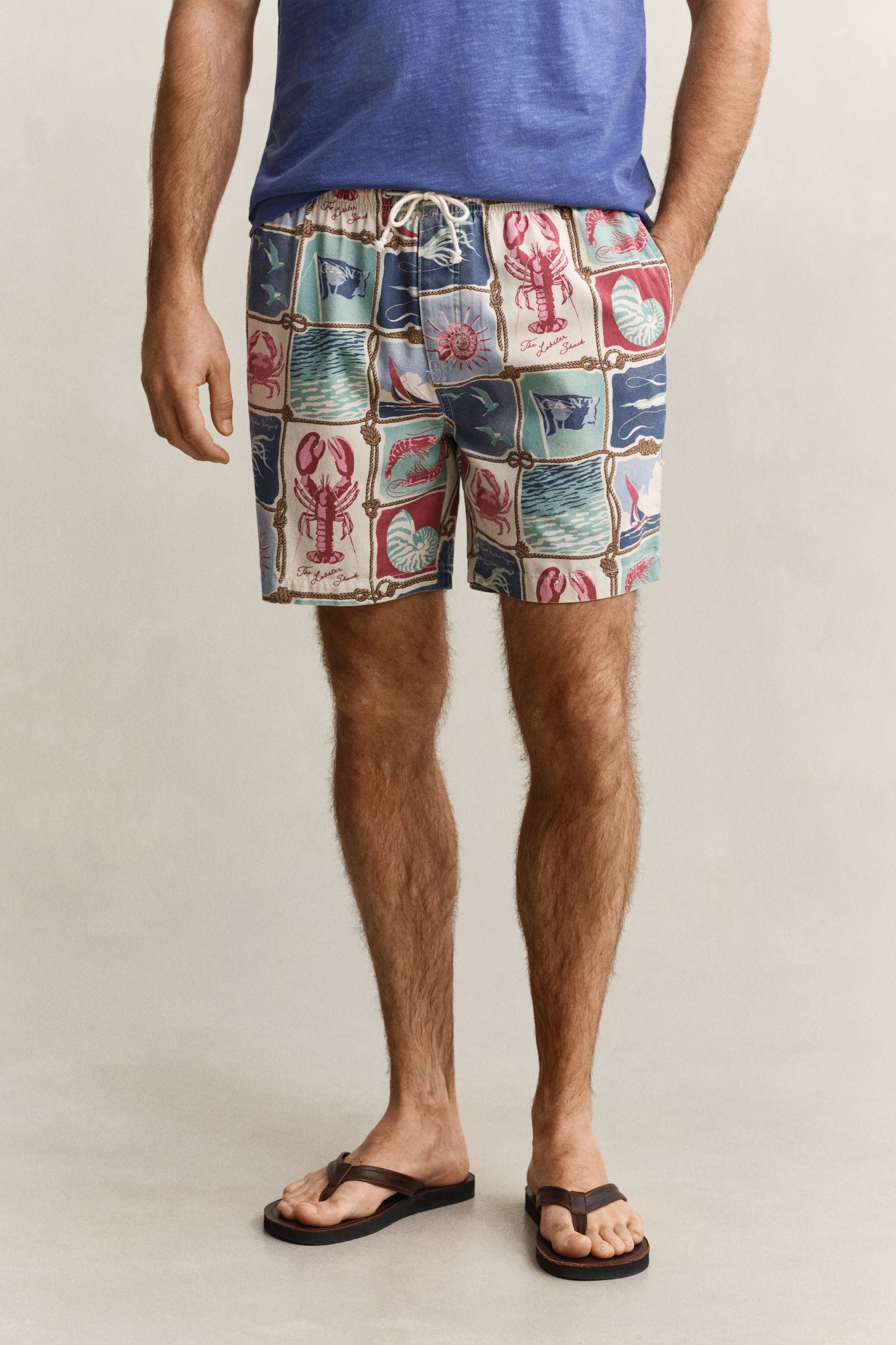 Canvas-Shorts aus Bio-Baumwolle