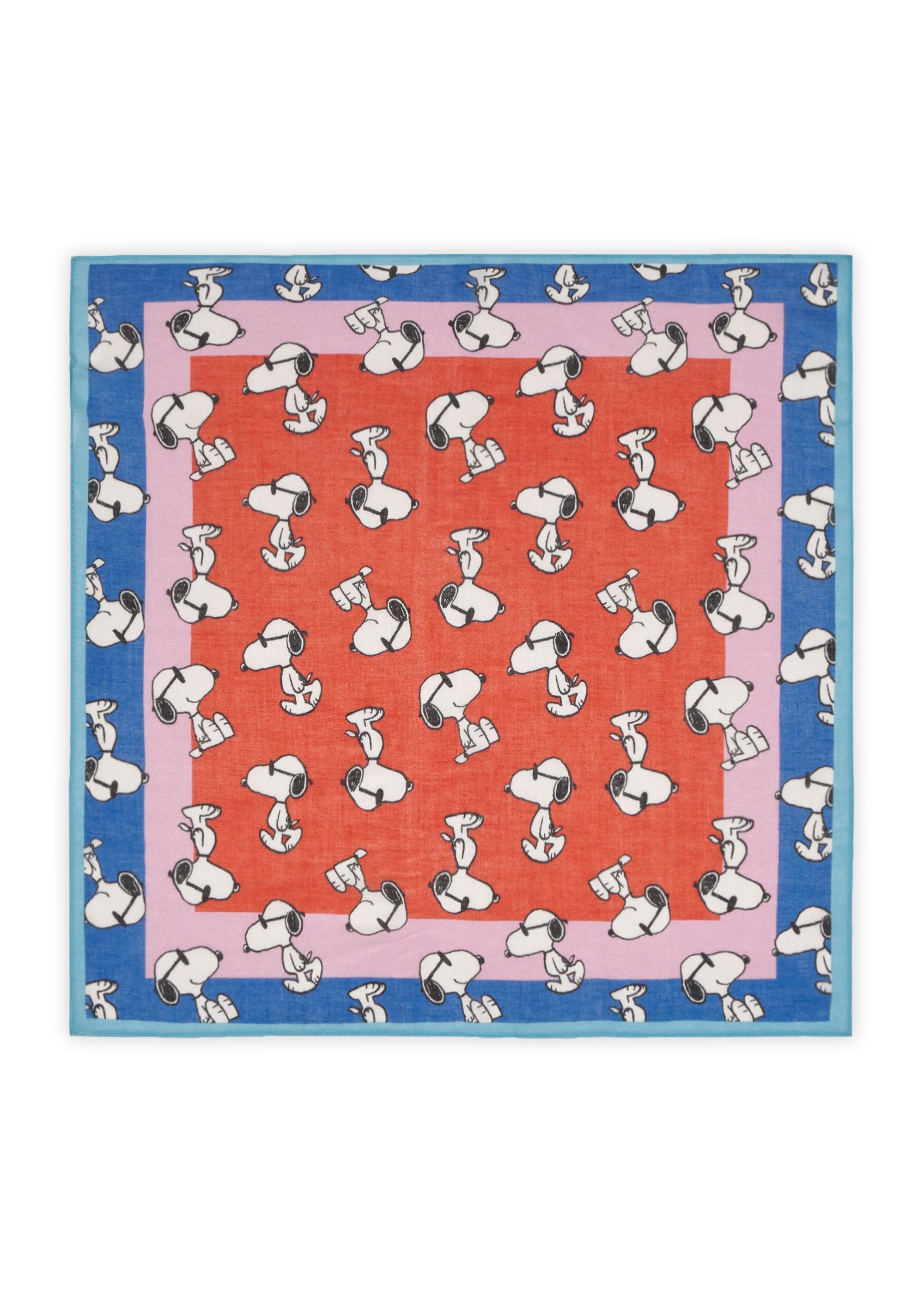 Bandana aus Modalmix mit Snoopy-Motiven