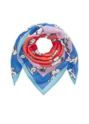 Bandana aus Modalmix mit Snoopy-Motiven