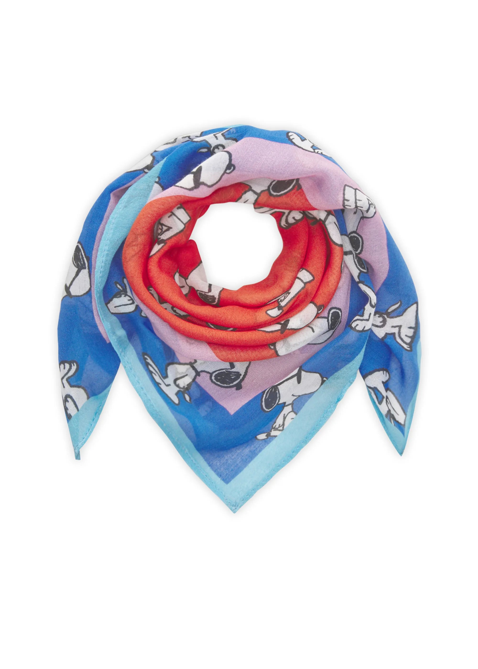 Bandana aus Modalmix mit Snoopy-Motiven