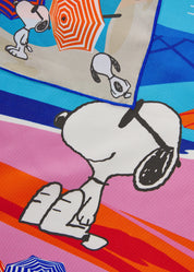Nickituch aus Seide mit Snoopy-Motiv