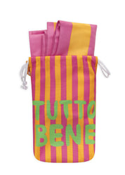 Handtuch gestreift mit TUTTO BENE-Schriftzug