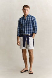 Hemd Regular Fit aus Leinenmix