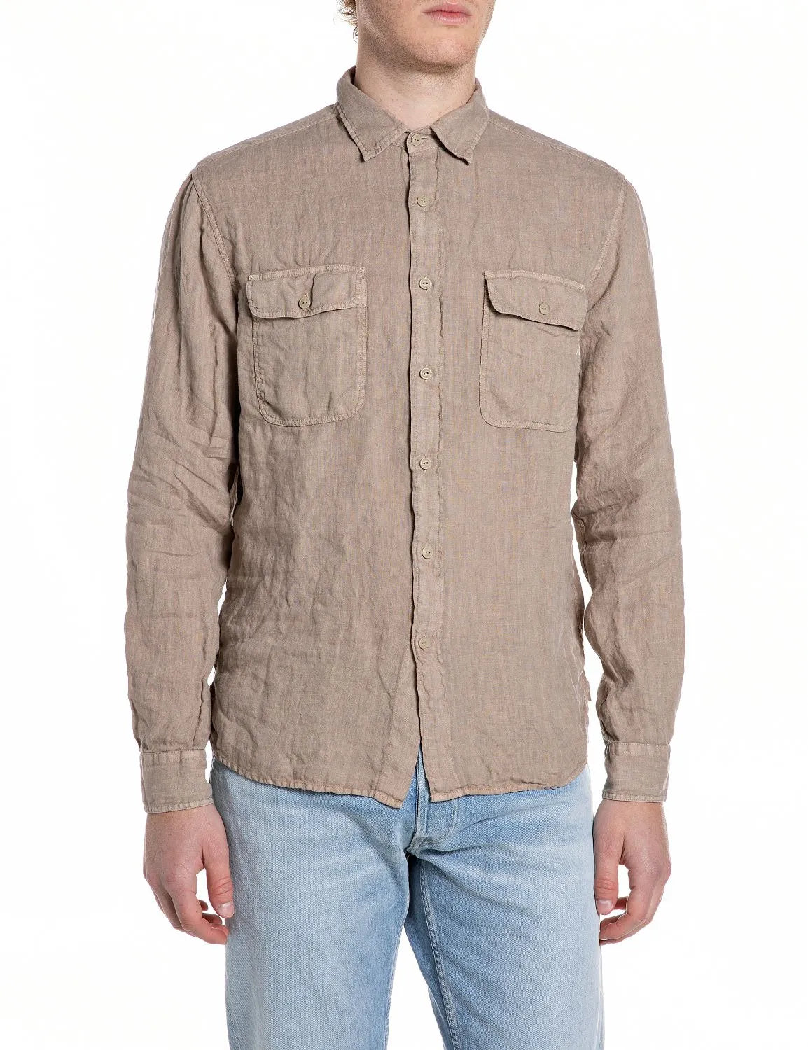 Leinenhemd Regular Fit