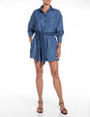 Jumpsuit Mini aus Viskosemix