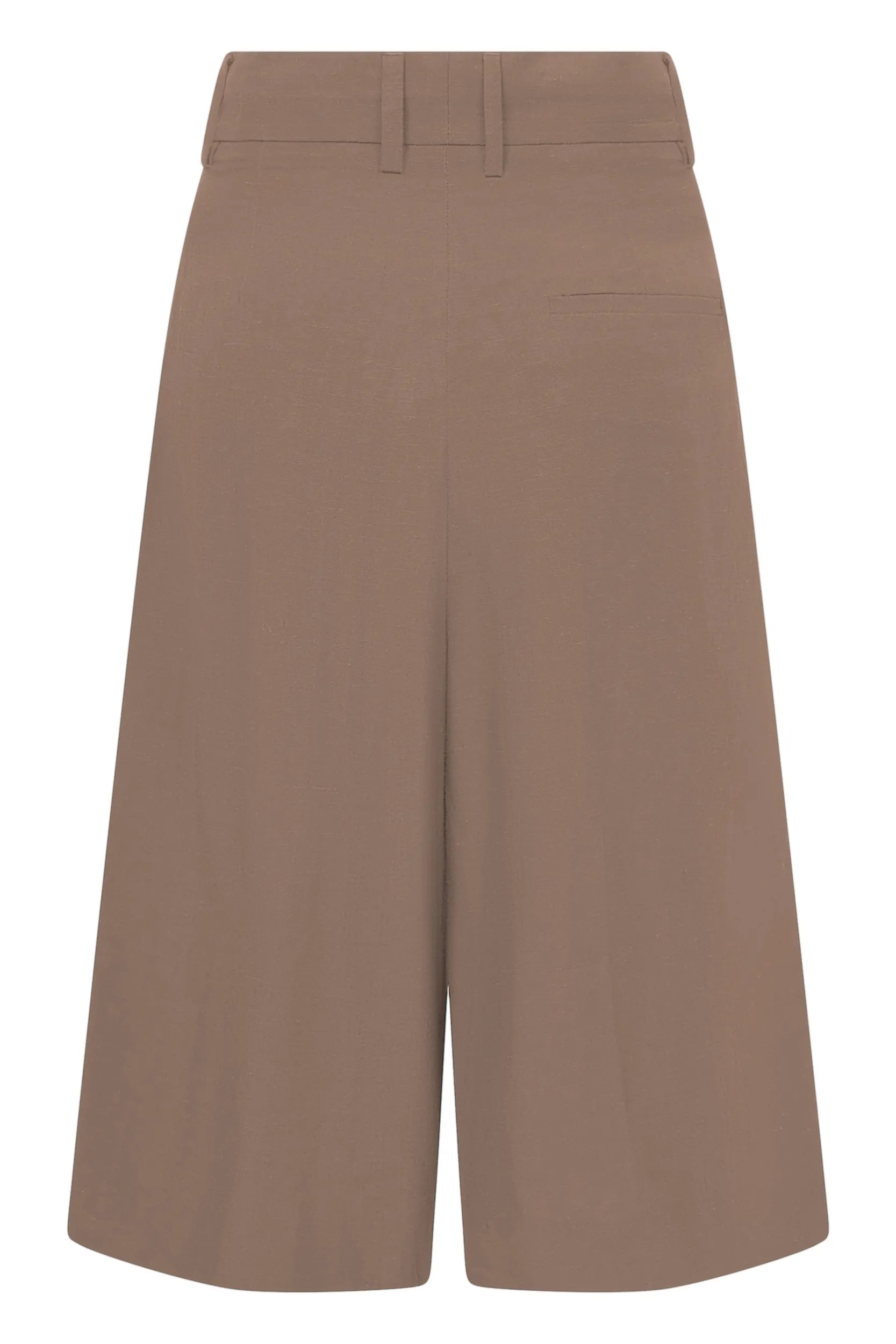 Hose Wide Leg aus Viskose-, Leinenmix