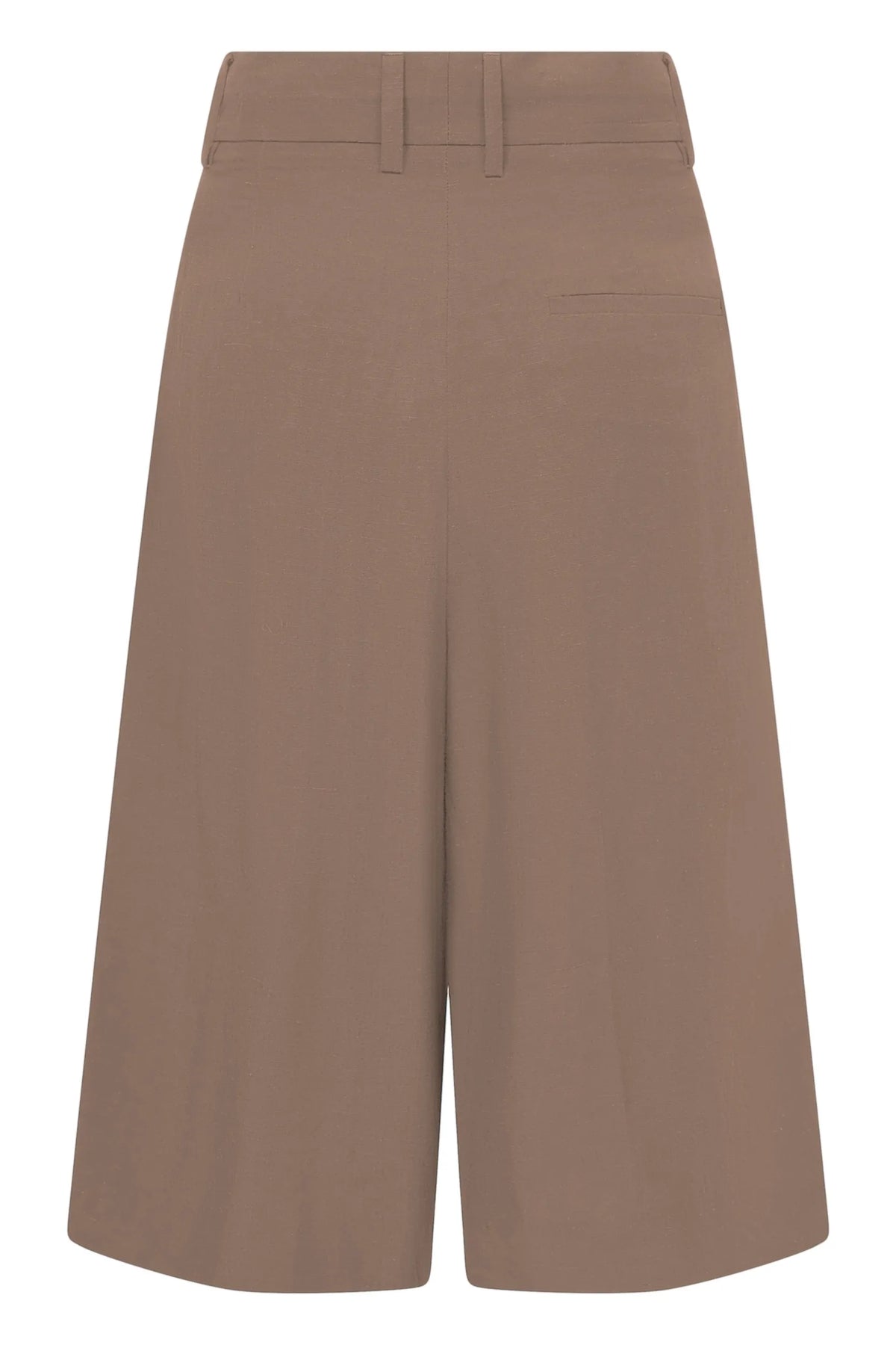 Hose Wide Leg aus Viskose-, Leinenmix