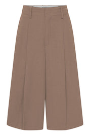 Hose Wide Leg aus Viskose-, Leinenmix