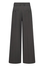 Hose Wide Leg aus Viskose-, Leinenmix