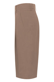 Hose Wide Leg aus Viskose-, Leinenmix
