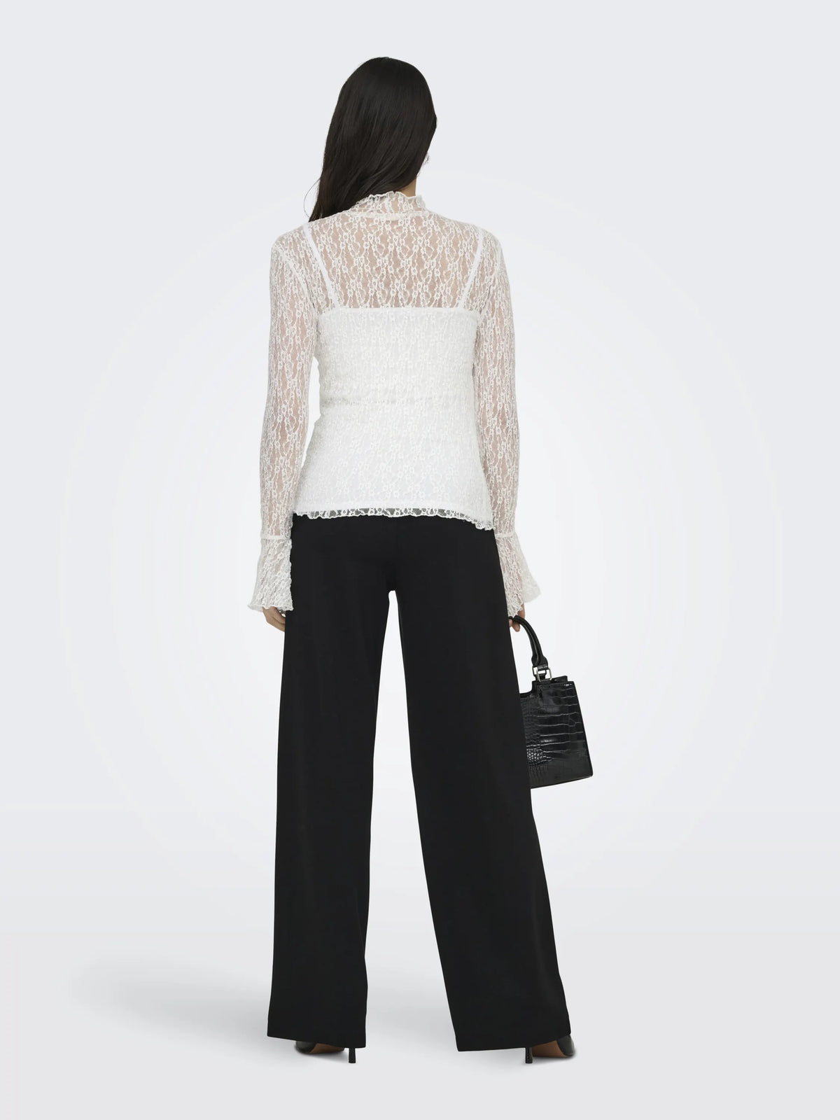 Bluse aus Spitze