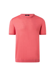 Strick-T-Shirt  Modern Fit aus Merinowolle