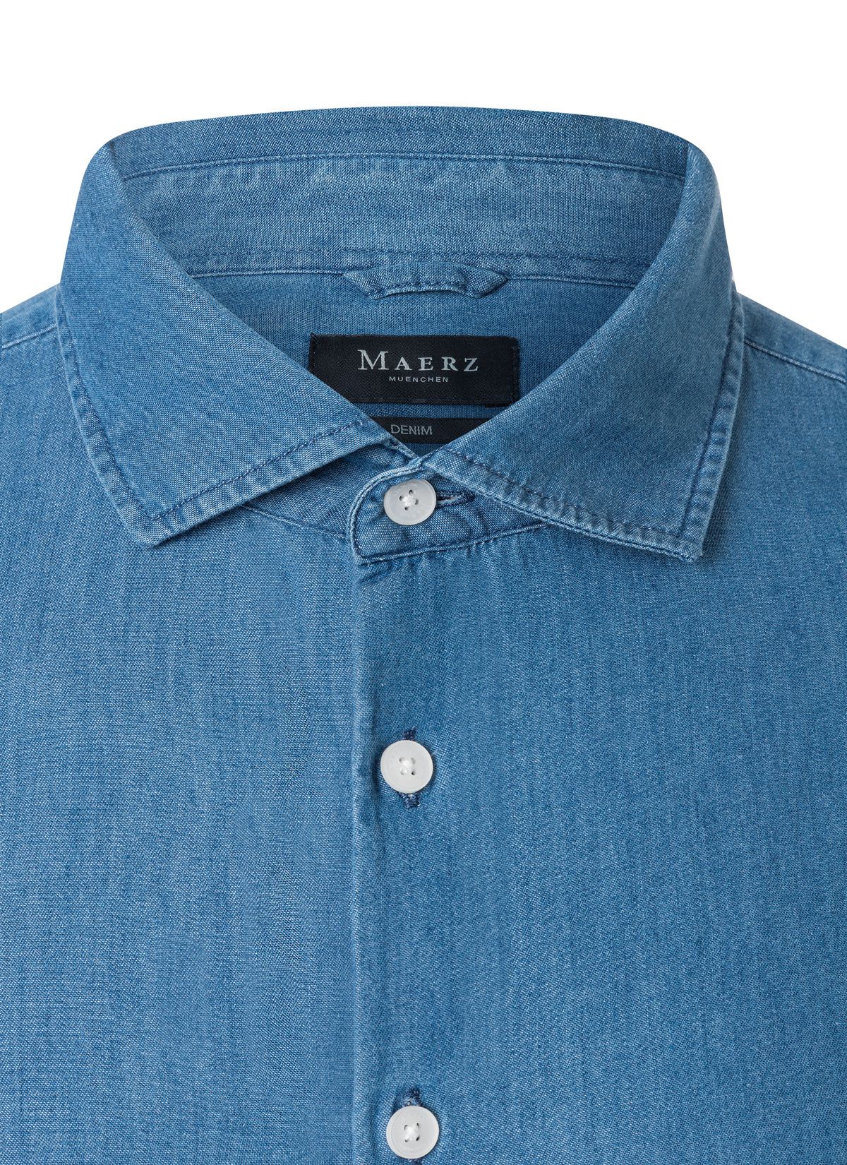 Hemd Regular Fit in Denim Optik